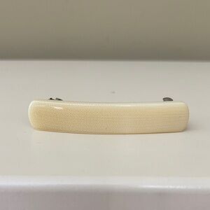 Machete Cream Dot Heirloom Barrette